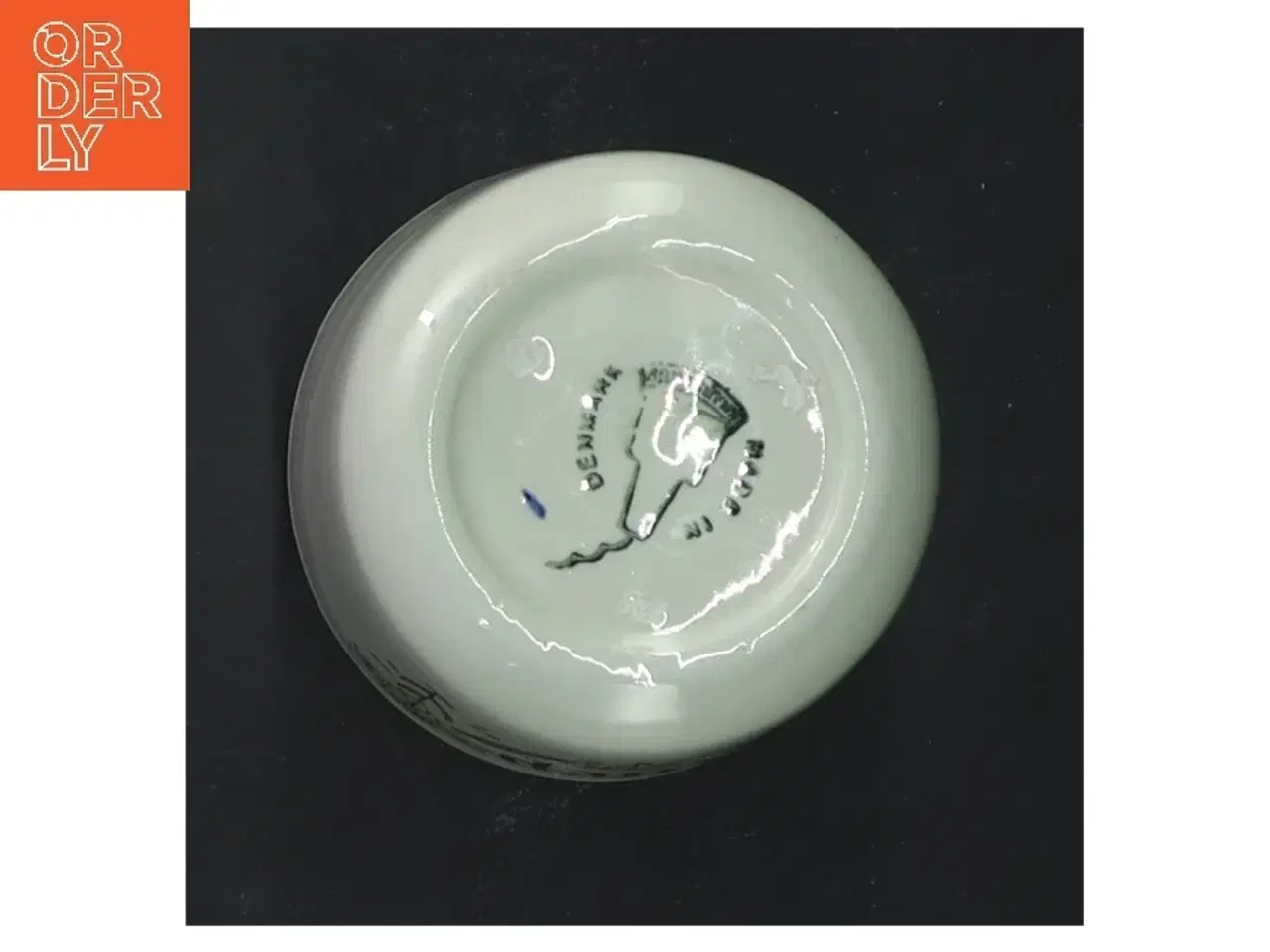 Billede 2 - Sennepskrukke med trælåg fra Knabstrup (str. 7,5 cm)