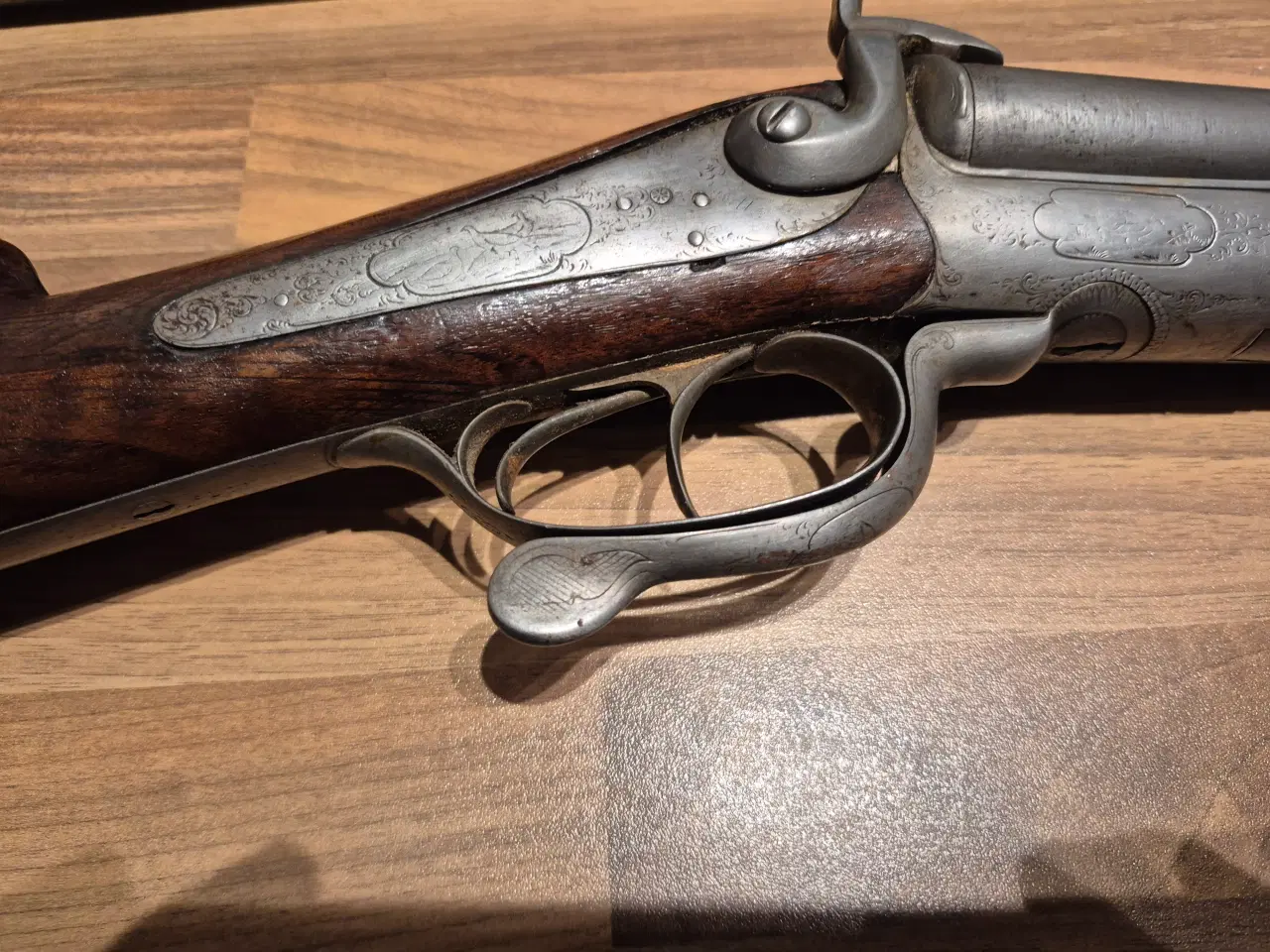 Billede 5 - 2 fine antikke belgiske/hollandske s/s pinfire 12.