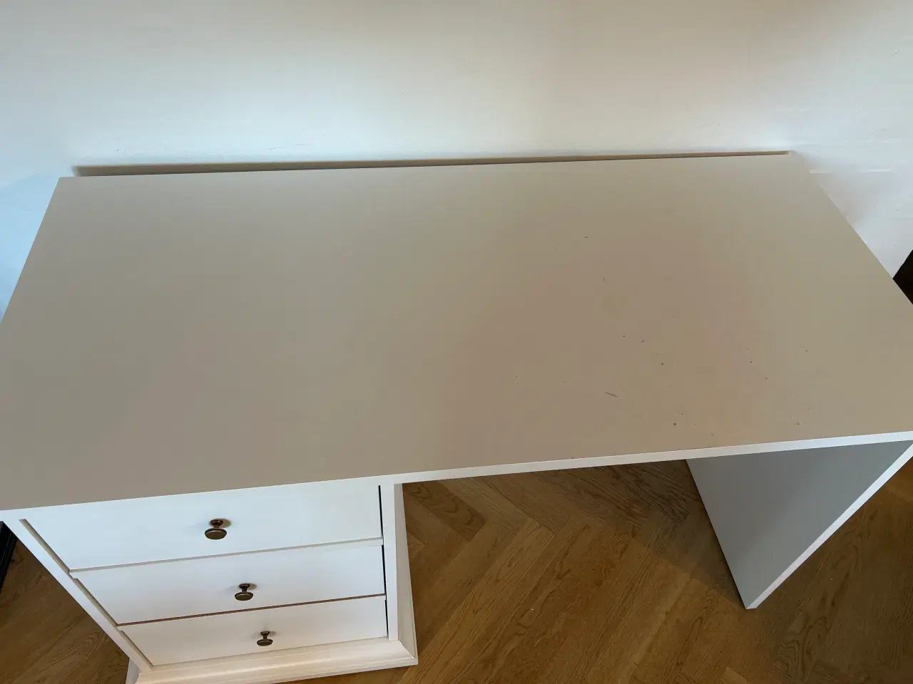 Billede 4 - Skrivebord m/skuffer, hvid