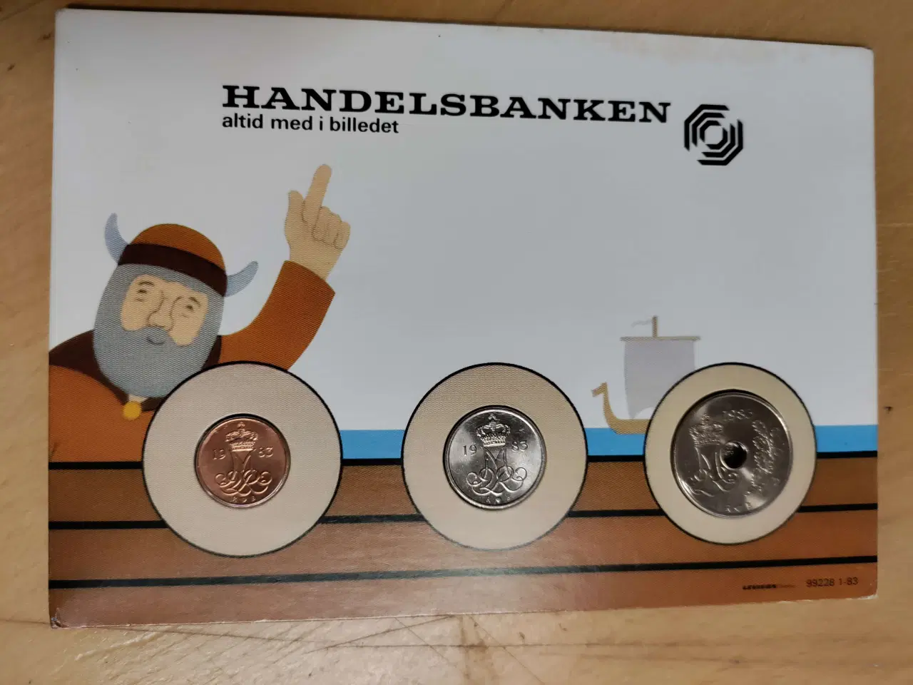 Billede 4 - Dansk møntsæt 1983 Handelsbankens udgave