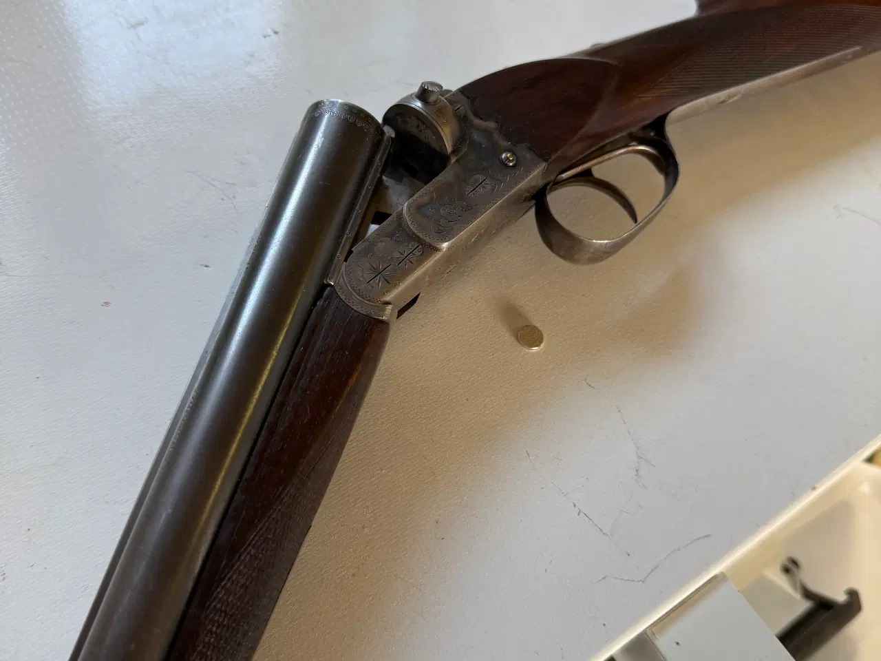 Billede 1 - 12/70 S/S engelsk skæfte 4 ringet - Haenel Suhl