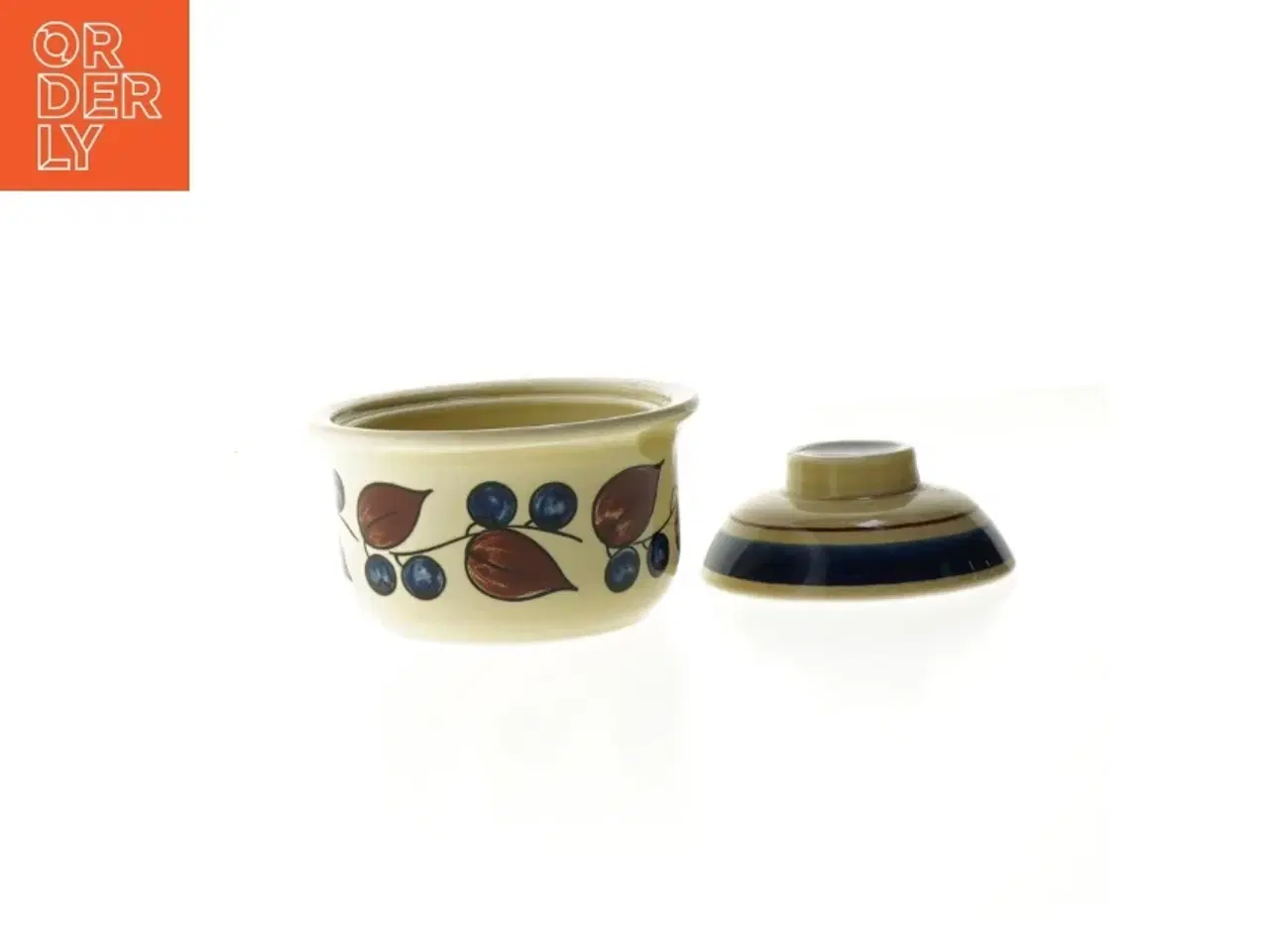 Billede 3 - Porcelænskrukke med låg (str. 10 x 11 cm)