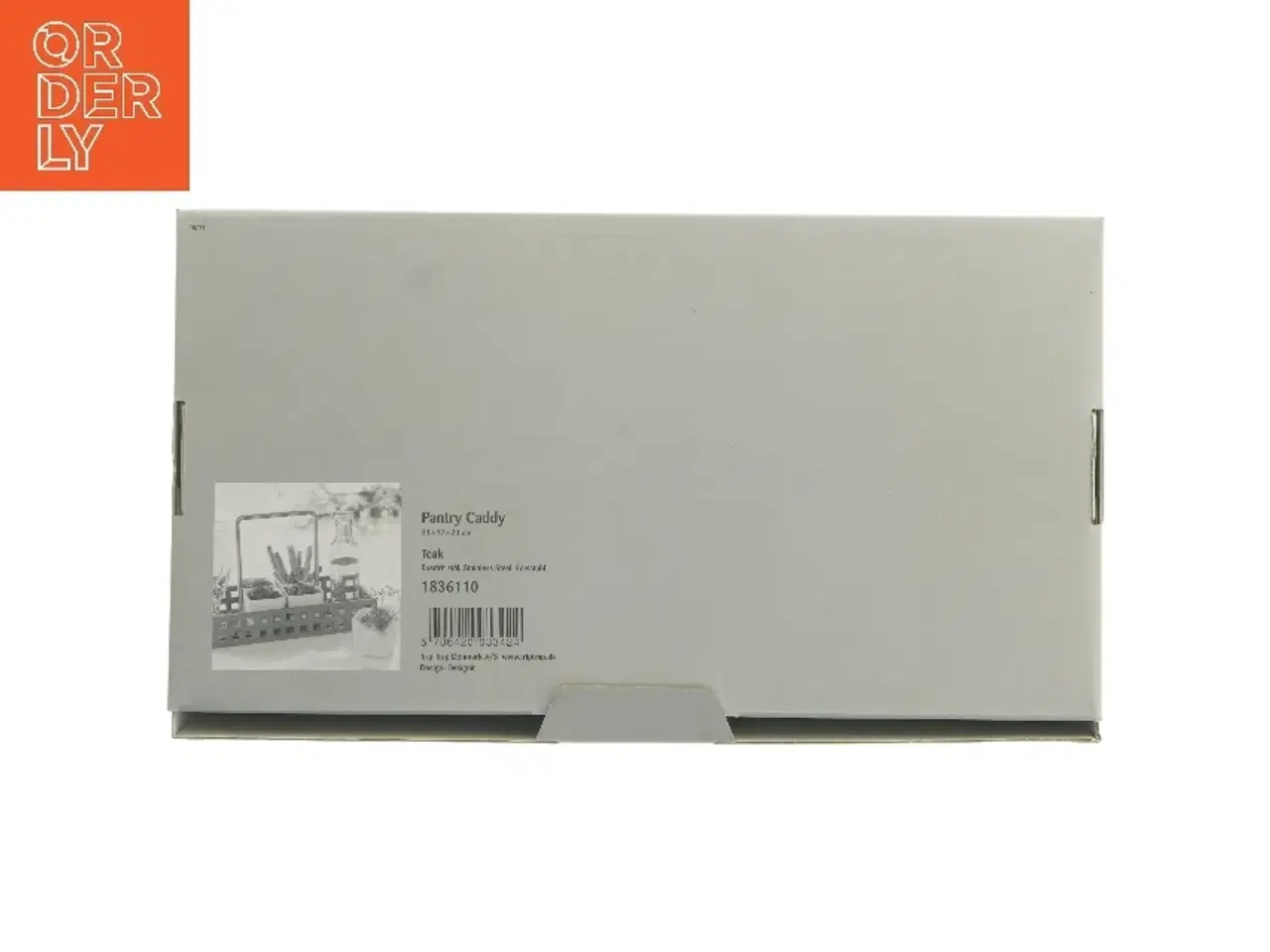 Billede 3 - Pantry Caddy i Teak og Rustfrit Stål fra Trip Trap (str. 32,5x18 cm)