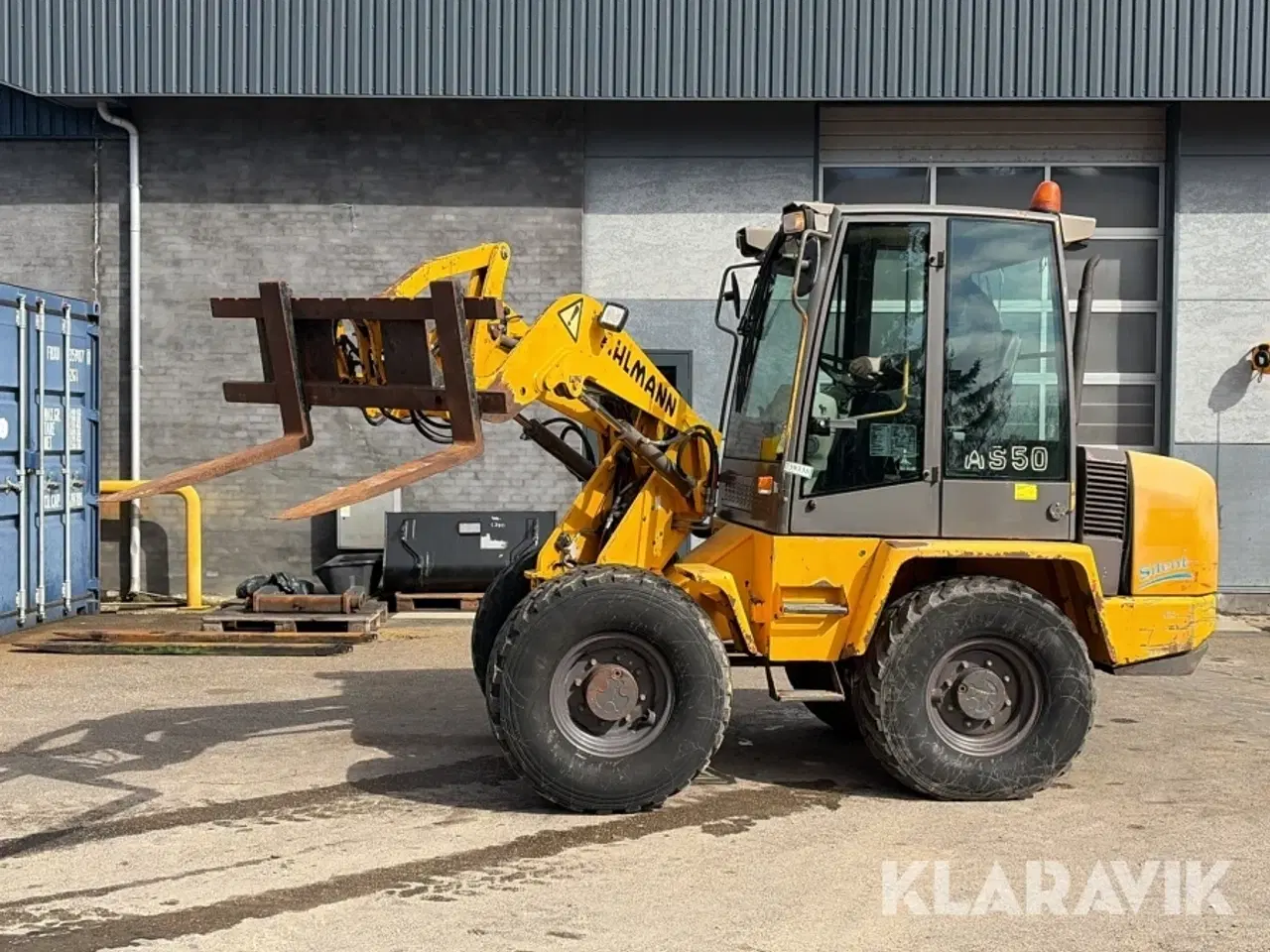 Billede 2 - Minilæsser Ahlmann AS50 med sidetip og Pallegafler