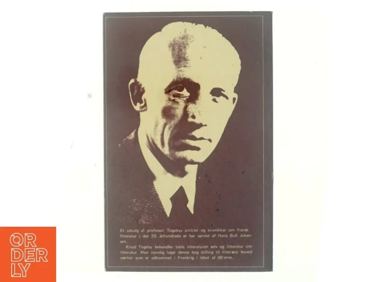 Billede 3 - Kapitler af fransk litteraturhistorie af Knud Togeby (bog)