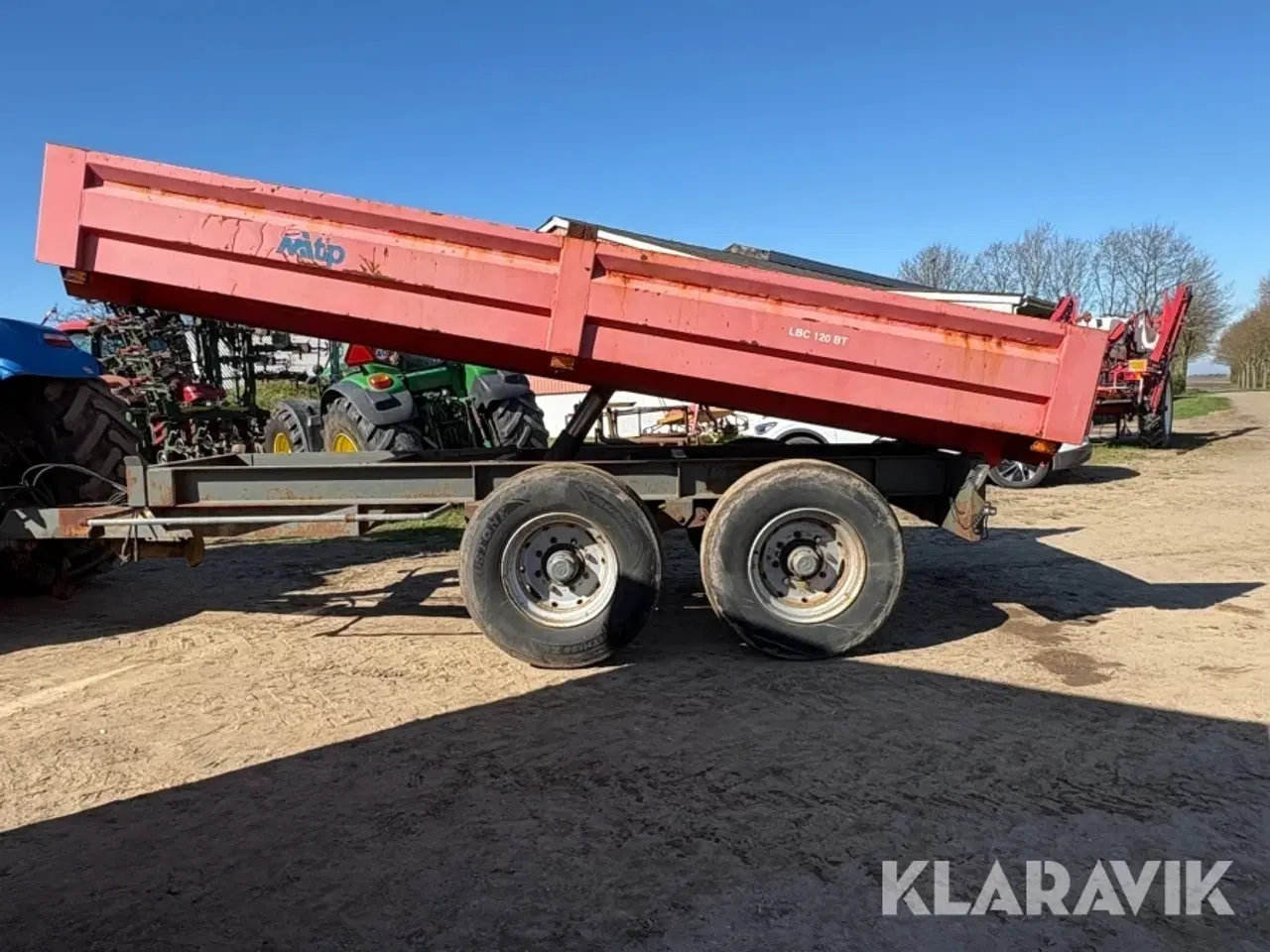 Billede 8 - Tipvogn Kimadan LBC 120 BT med ekstra sider