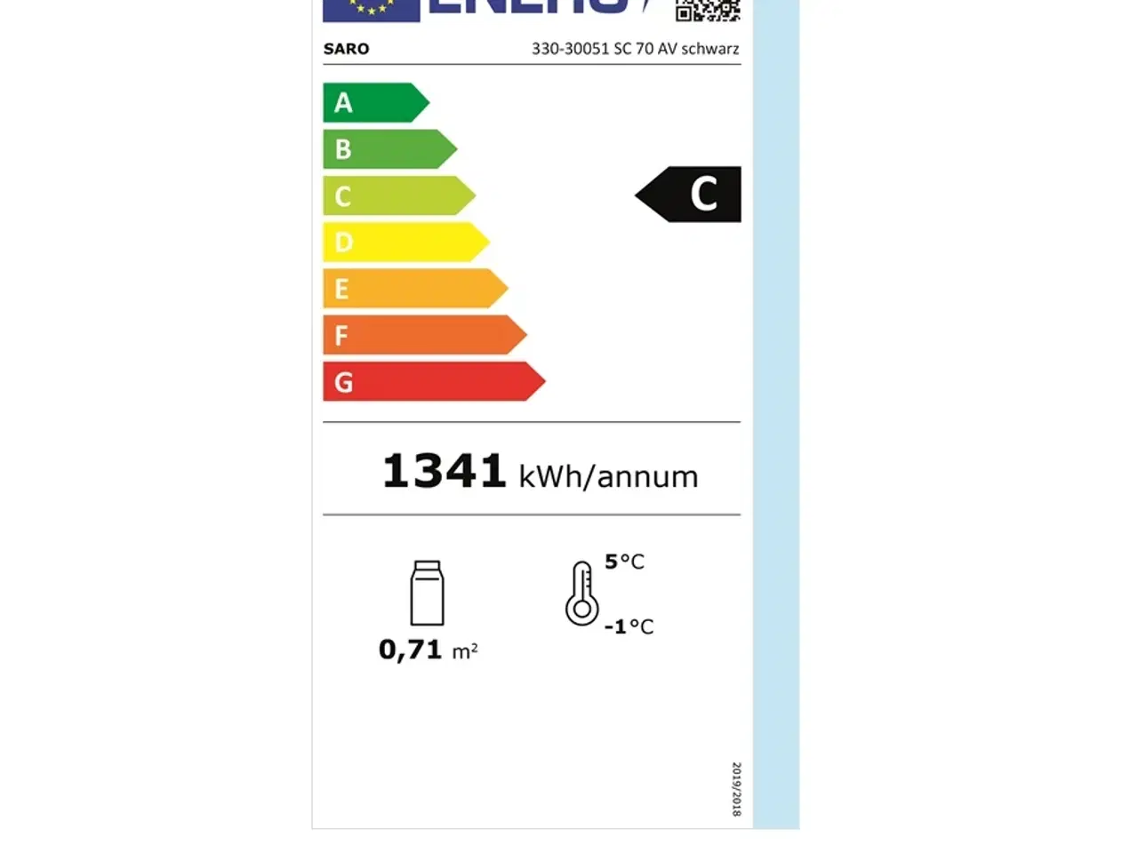 Billede 2 - Kølemontre 54 liter – sort – B452 x D406 x H891 mm