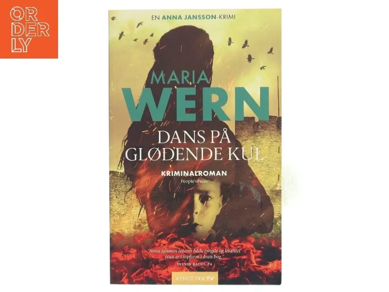 Billede 1 - Dans på glødende kul : kriminalroman af Anna Jansson (Bog)