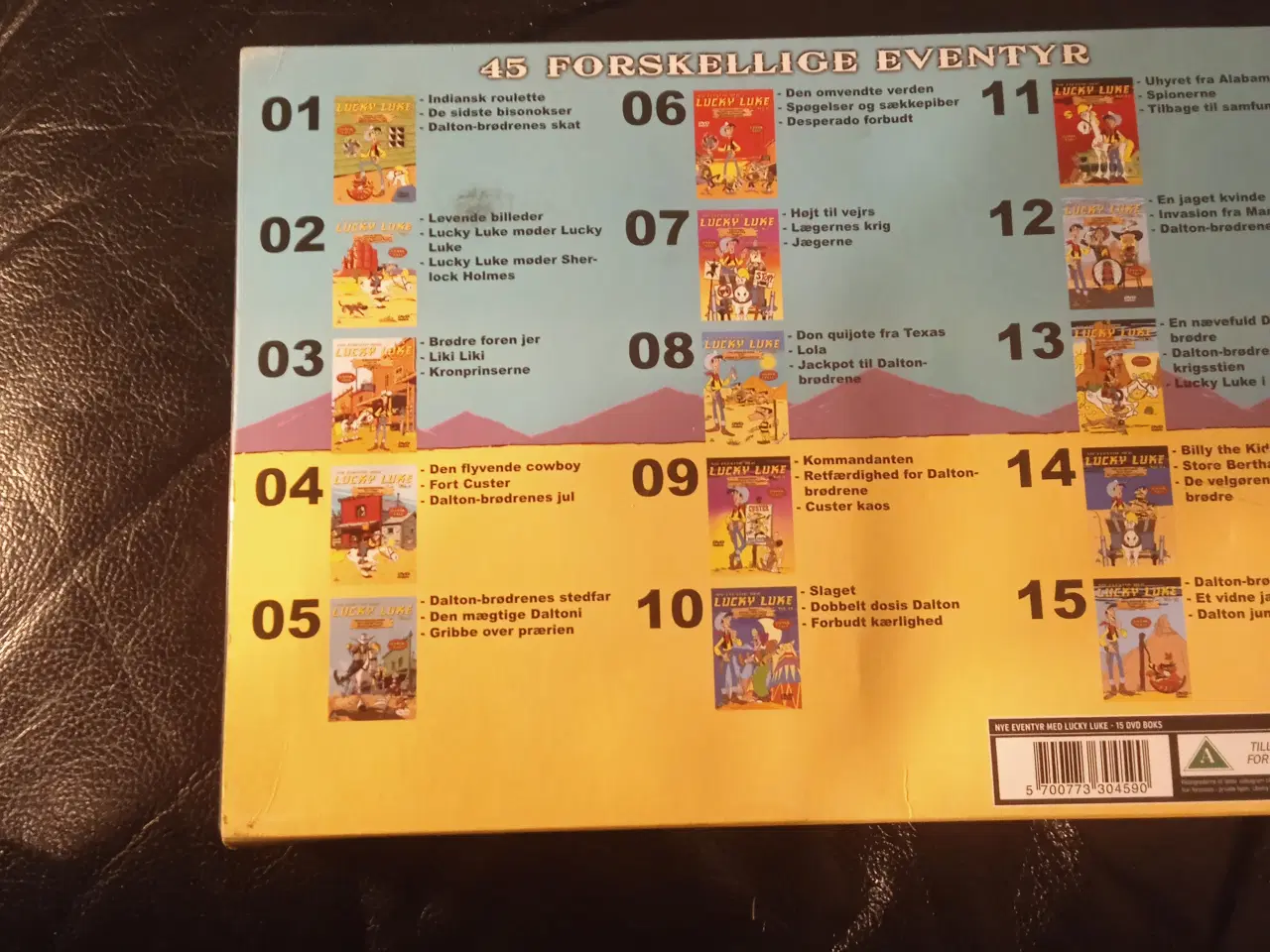 Billede 2 - Lucky Luke 15 dvd Box 