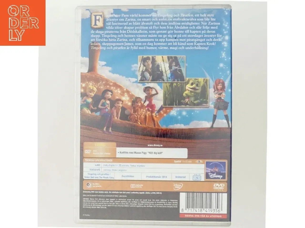 Billede 3 - Disney Tingeling och Piraten (DVD)