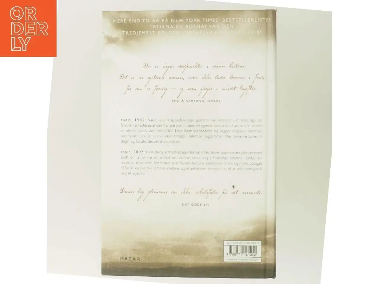 Billede 3 - Sarahs Nøgle af Tatiana de Rosnay fra Bazar af Tatiana de Rosnay (Bog)