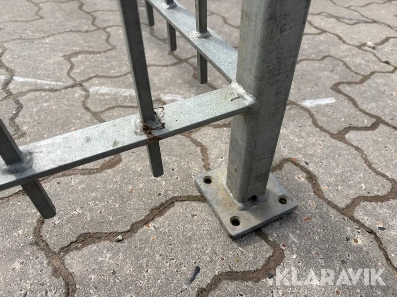 Billede 8 - Gelænder med låge varmegalvaniseret