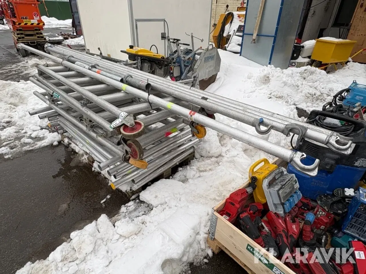 Billede 2 - Assorterede stilladsdele - 1 palle