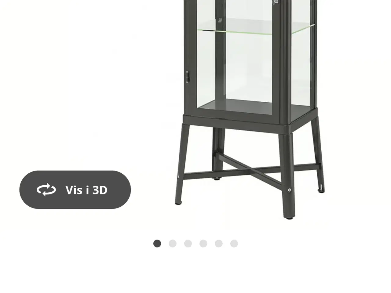 Billede 3 - Barskab i mørkegrå fra IKEA 