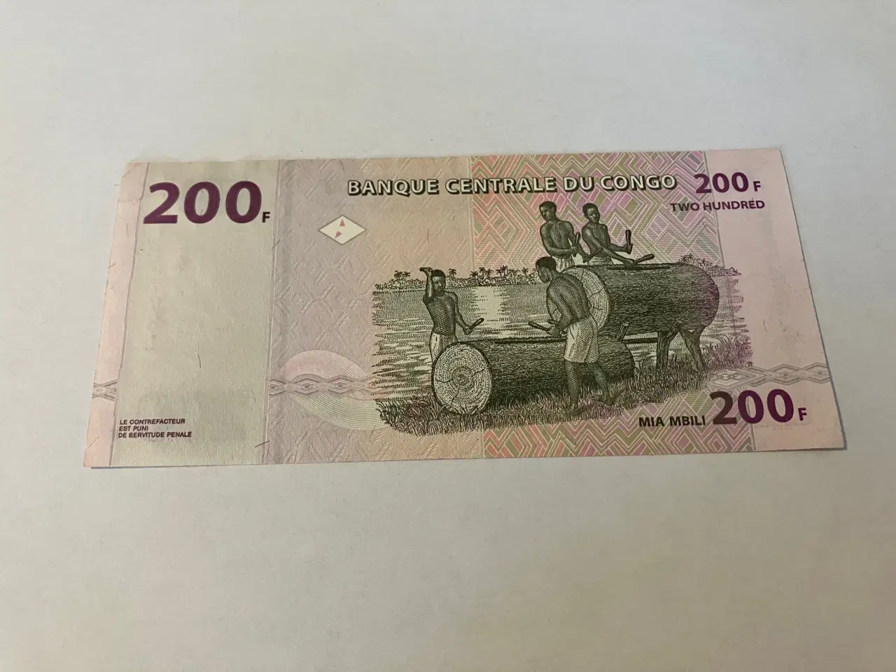 Billede 2 - 200 Francs Congo 2013