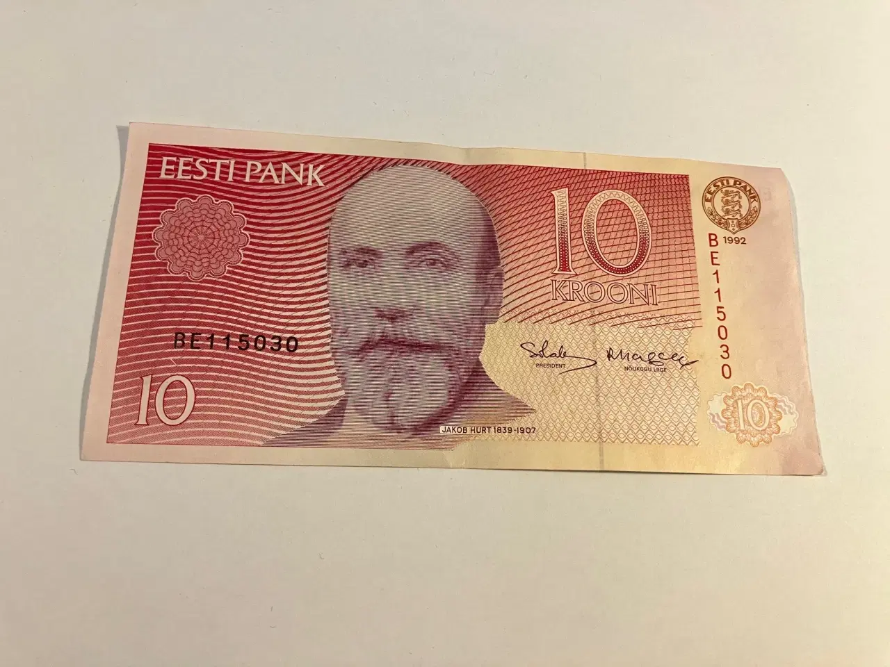 Billede 1 - 10 Krooni 1992 Estland