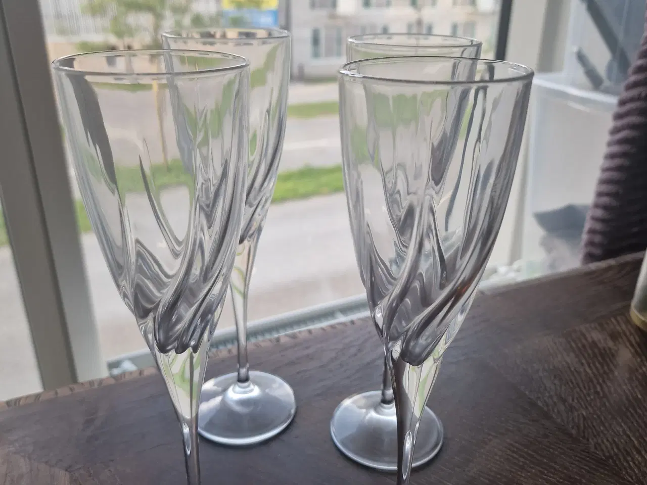 Billede 1 - Champagne krystal glas