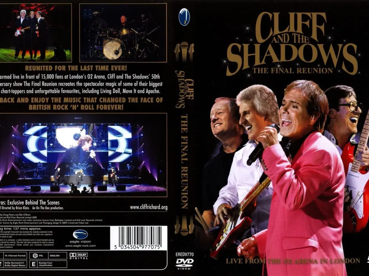 Billede 1 - Cliff Richard ;The Final Reunion ; SE !
