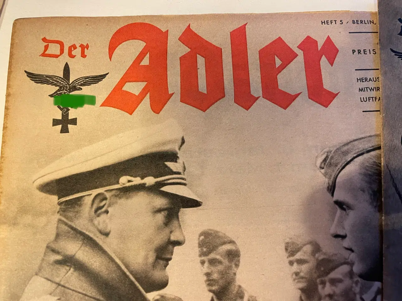 Billede 1 - Wehrmacht blade Der Adler Luftwaffe originale