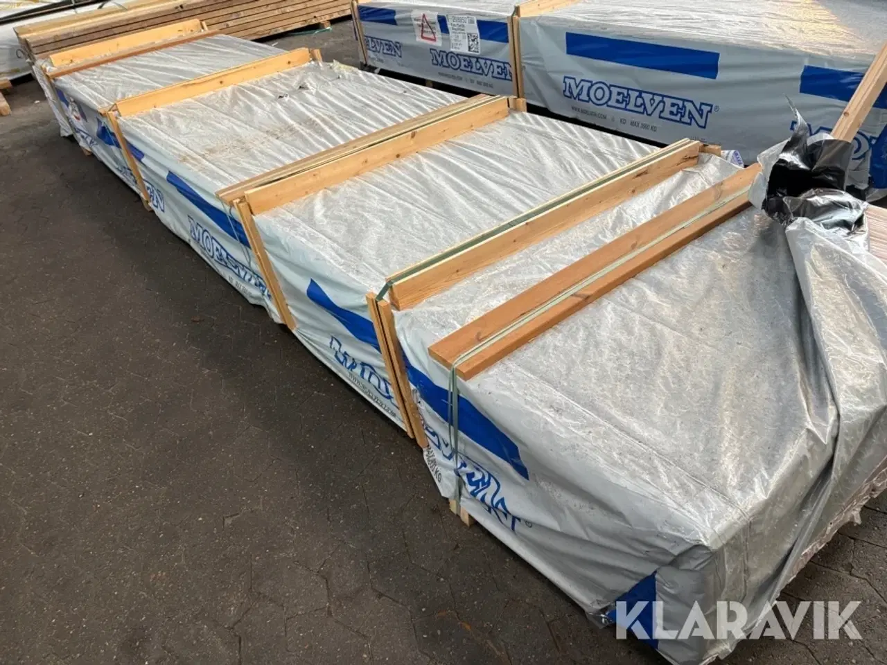 Billede 3 - Loft brædder Moelven Ludet hvid voks - 288 brædder