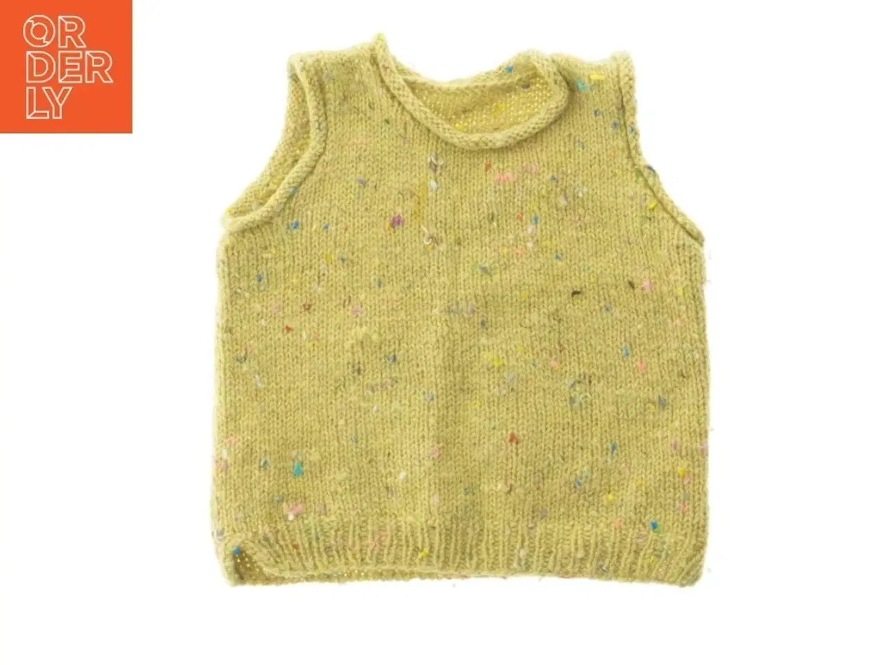 Billede 2 - Strikket vest (str. Bryst, 33 cm. længde. 36 cm)