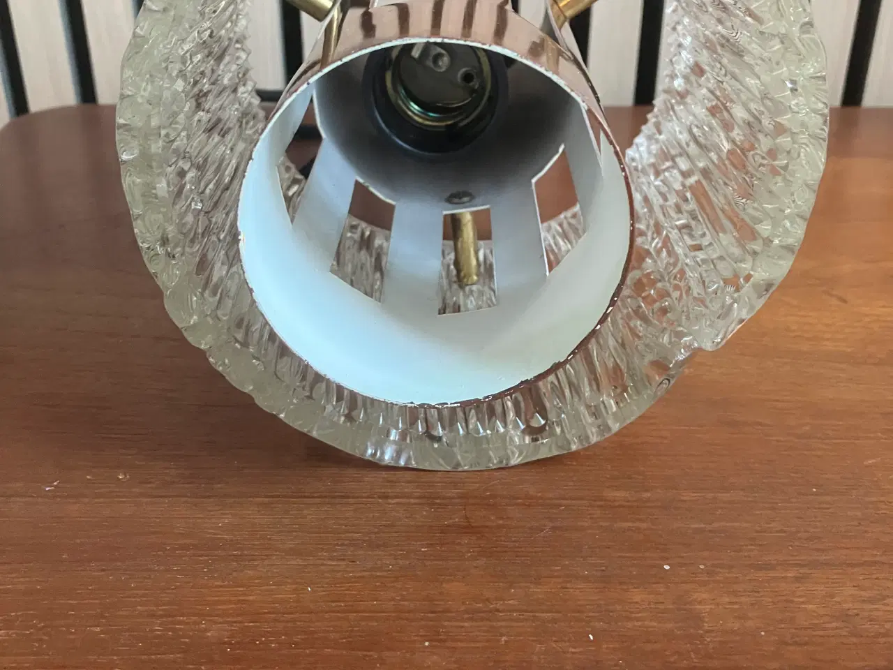 Billede 5 - Pendel i kobber og glas