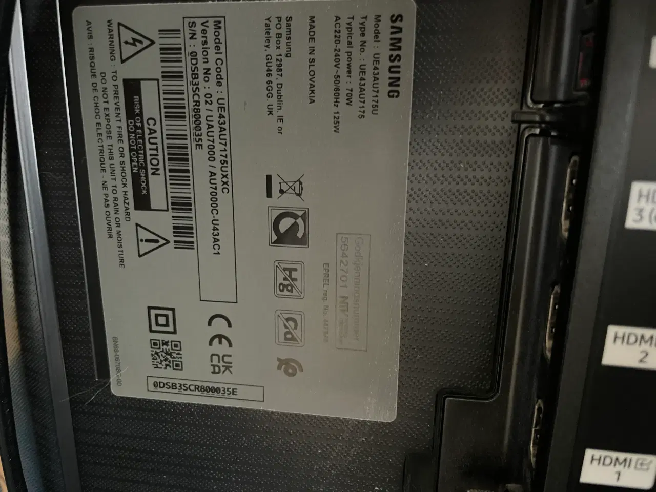 Billede 2 - 43” Samsung Smart-TV 