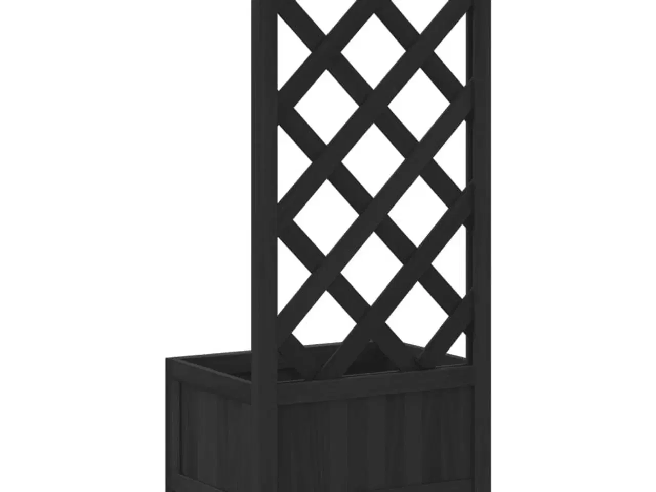 Billede 6 - Plantekasse med espalier massivt grantræ sort