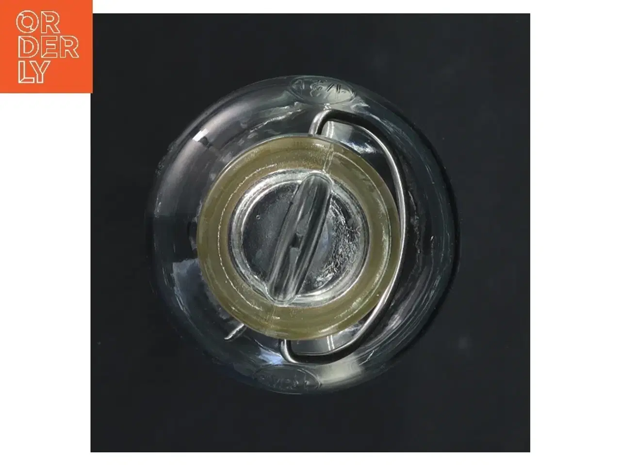 Billede 2 - OlePalsby Glasflaske 0,5 l. med låg (str. 20 cm)