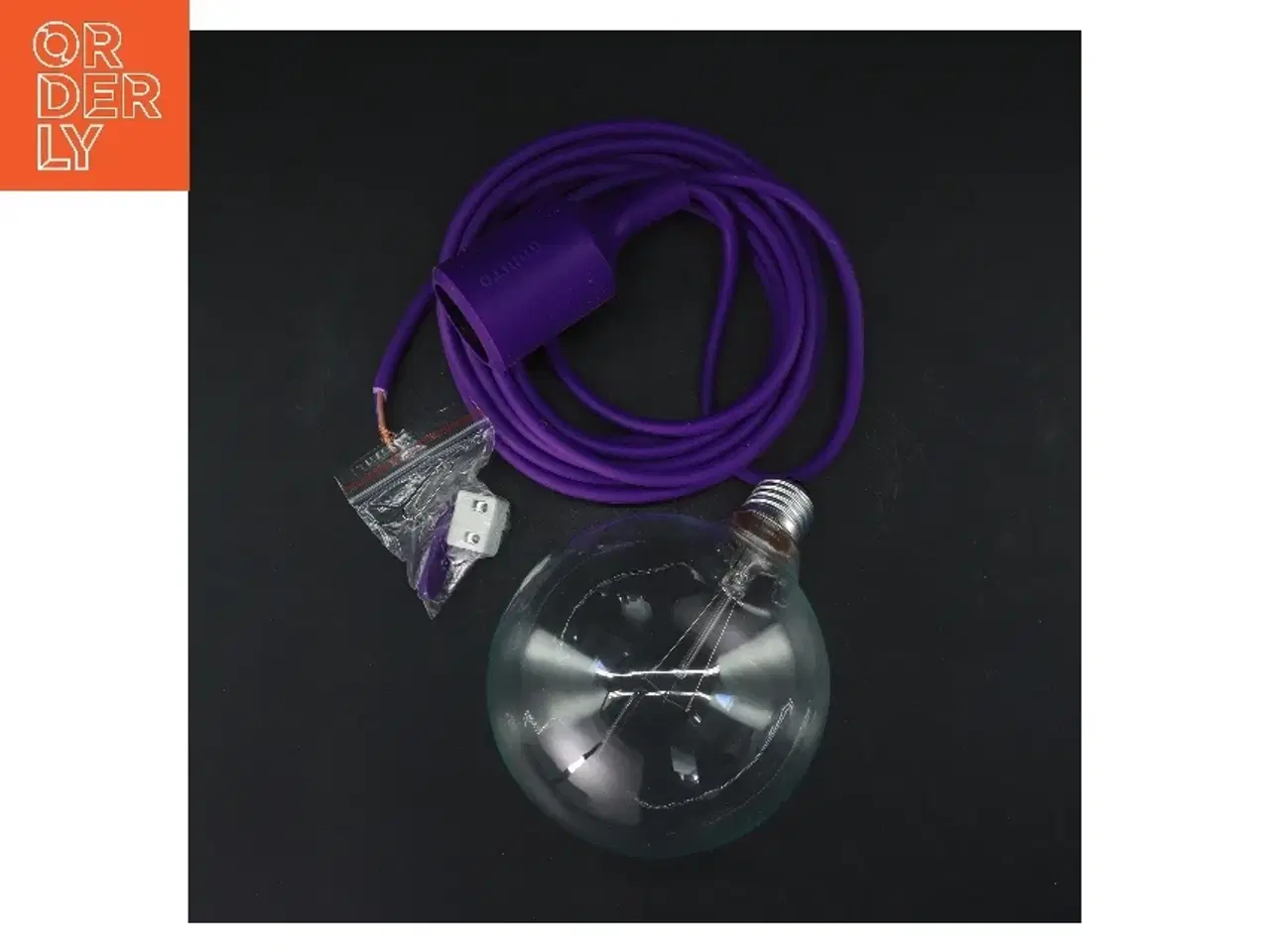Billede 4 - Muuto E27 pendellampe i lilla fra Muuto (str. 18 cm)