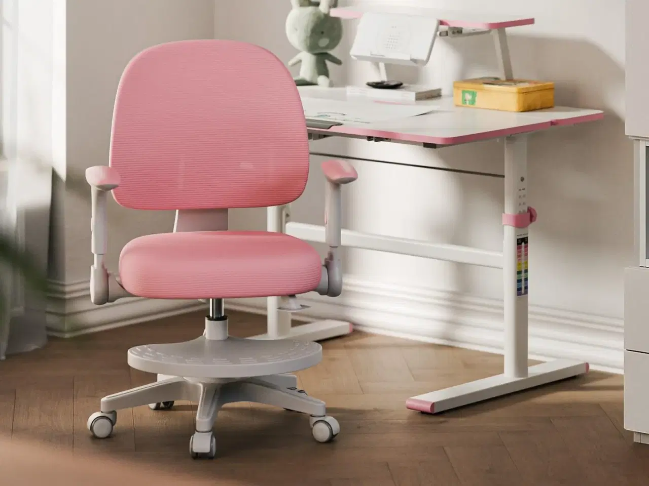 Billede 6 - Kontorstol til børn MARK ADLER Junior 5.0 – pink drejestol
