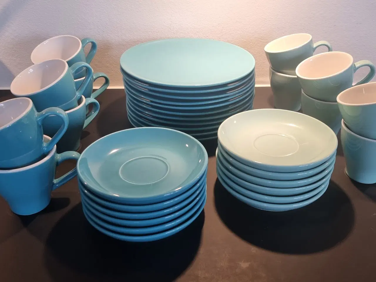 Billede 1 - 2 x 6 stk. espresso kopper - med underkopper.