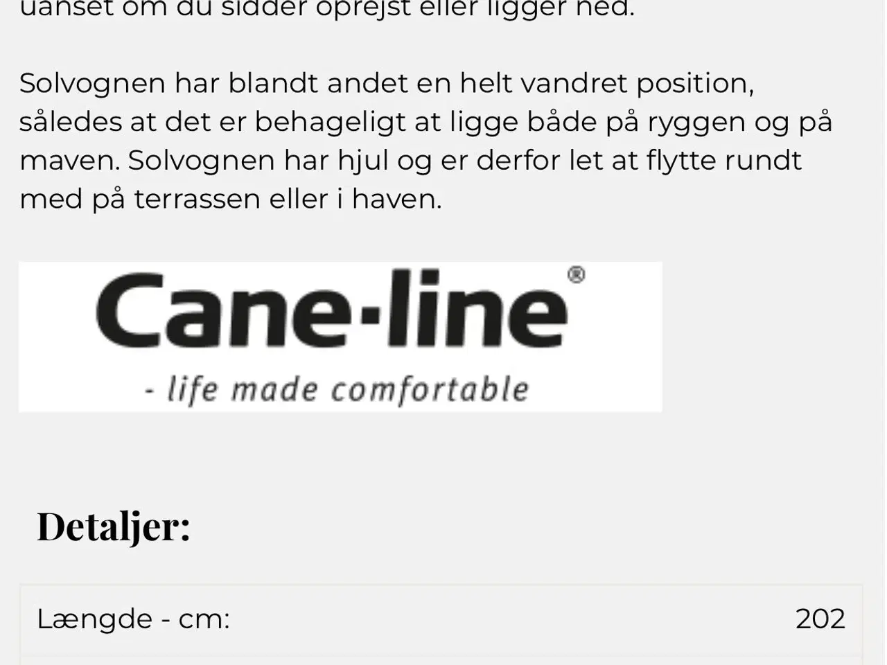 Billede 4 - Cane-Line solvogne 