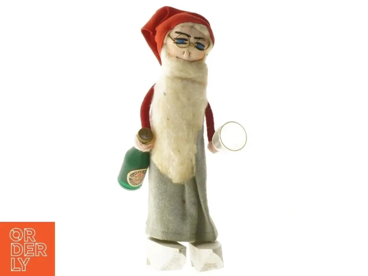 Billede 1 - Håndlavet julenissefigur (str. 19,5 cm)