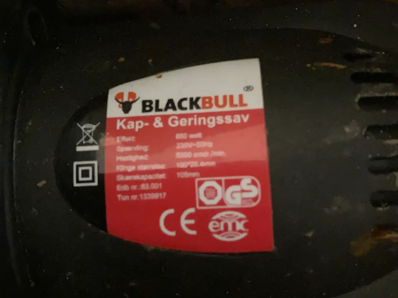 Billede 5 - Kap geringssav Blackbull 850 w