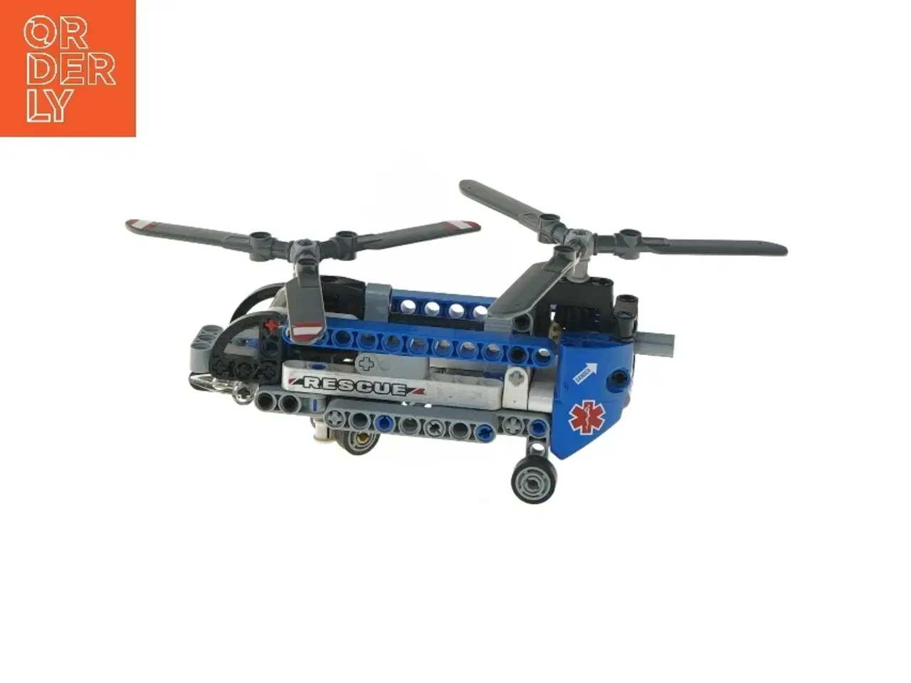 Billede 3 - LEGO redningshelikopter fra Lego (str. 15x6 cm)