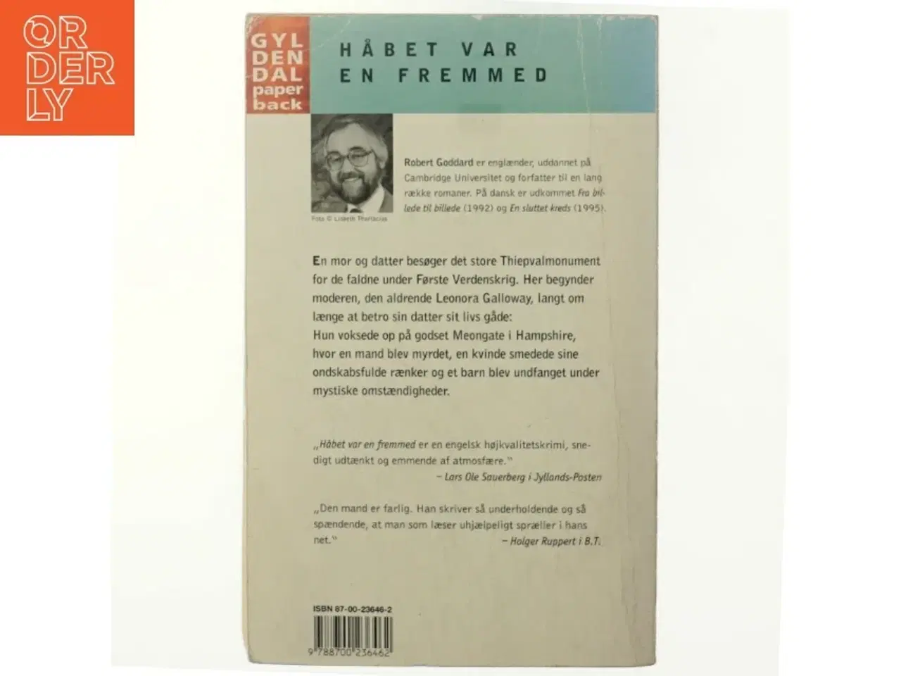 Billede 3 - Håbet var en fremmed af Robert Goddard (Bog)
