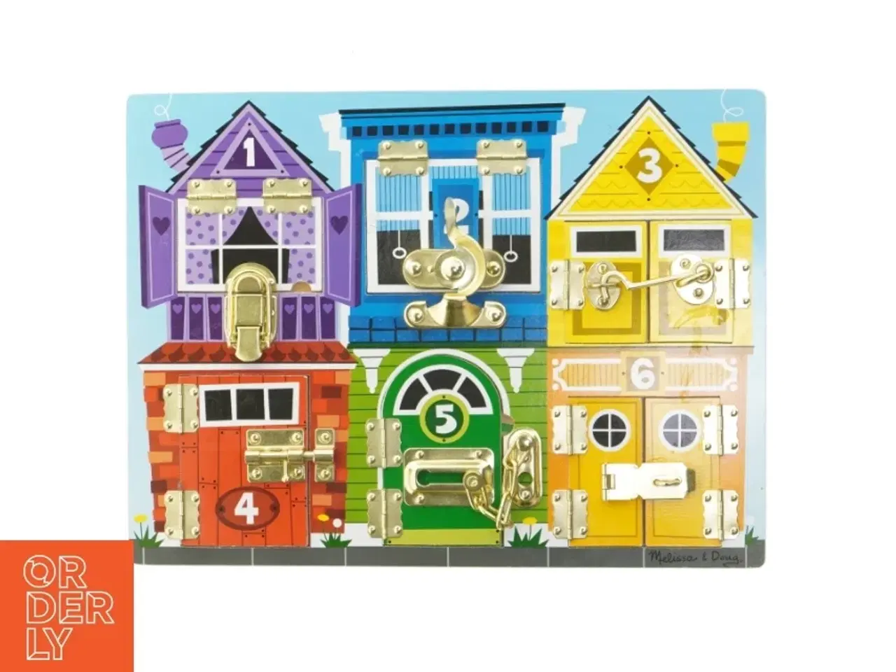 Billede 1 - Melissa & Doug låsebræt fra Melissa & Doug (str. 40 x 30 cm)