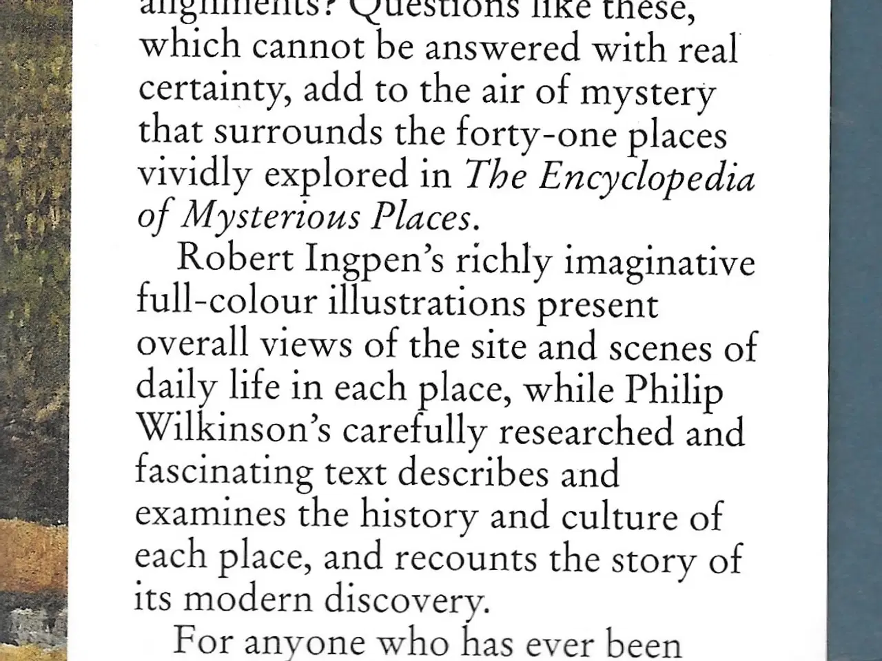 Billede 2 - Encyclopedia of Mysterious Places: Ancient Sites