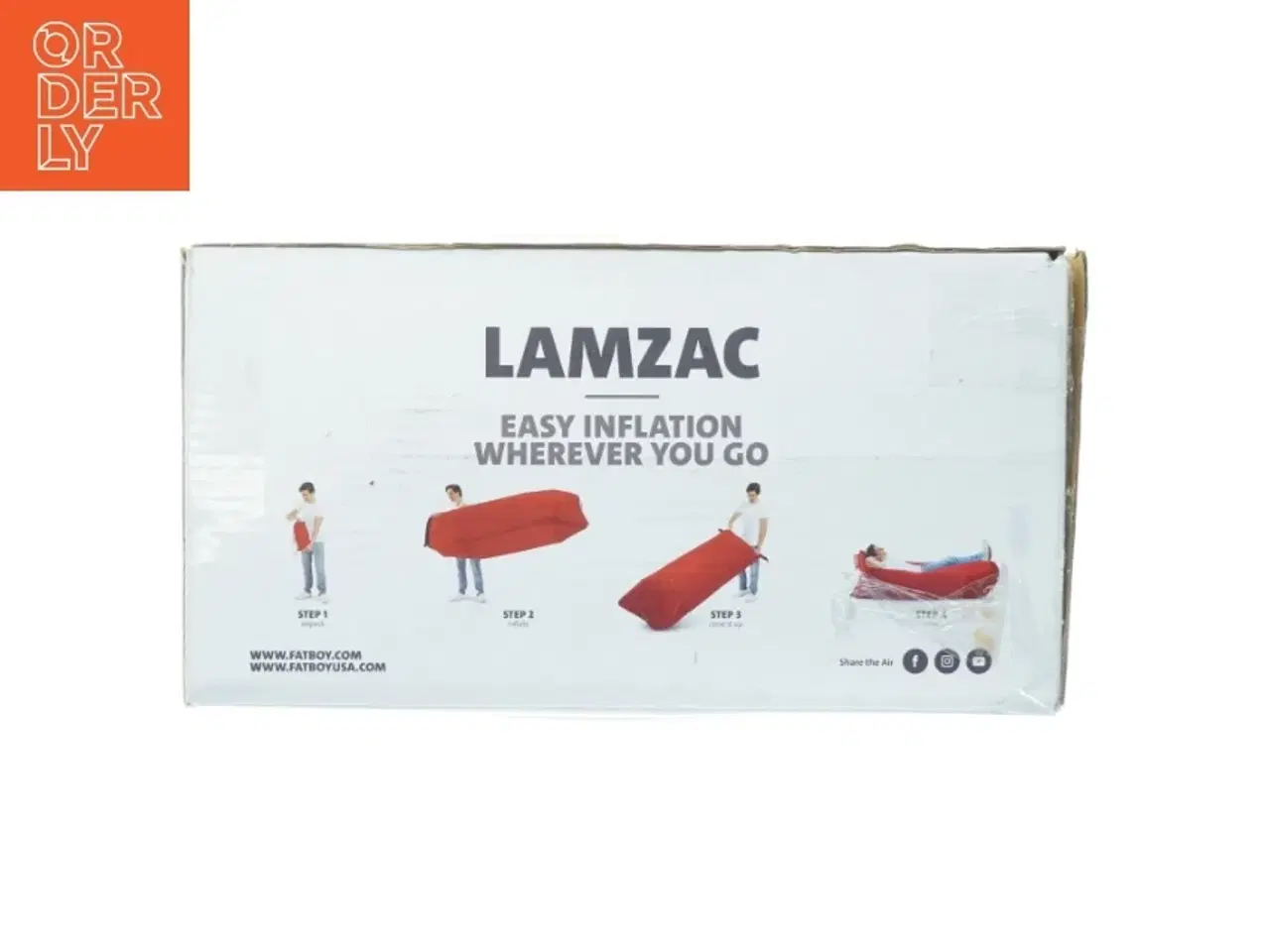Billede 2 - Fatboy Lamzac oppustelig sofa fra Fatboy (str. Kasse 38 x, 20 cm)