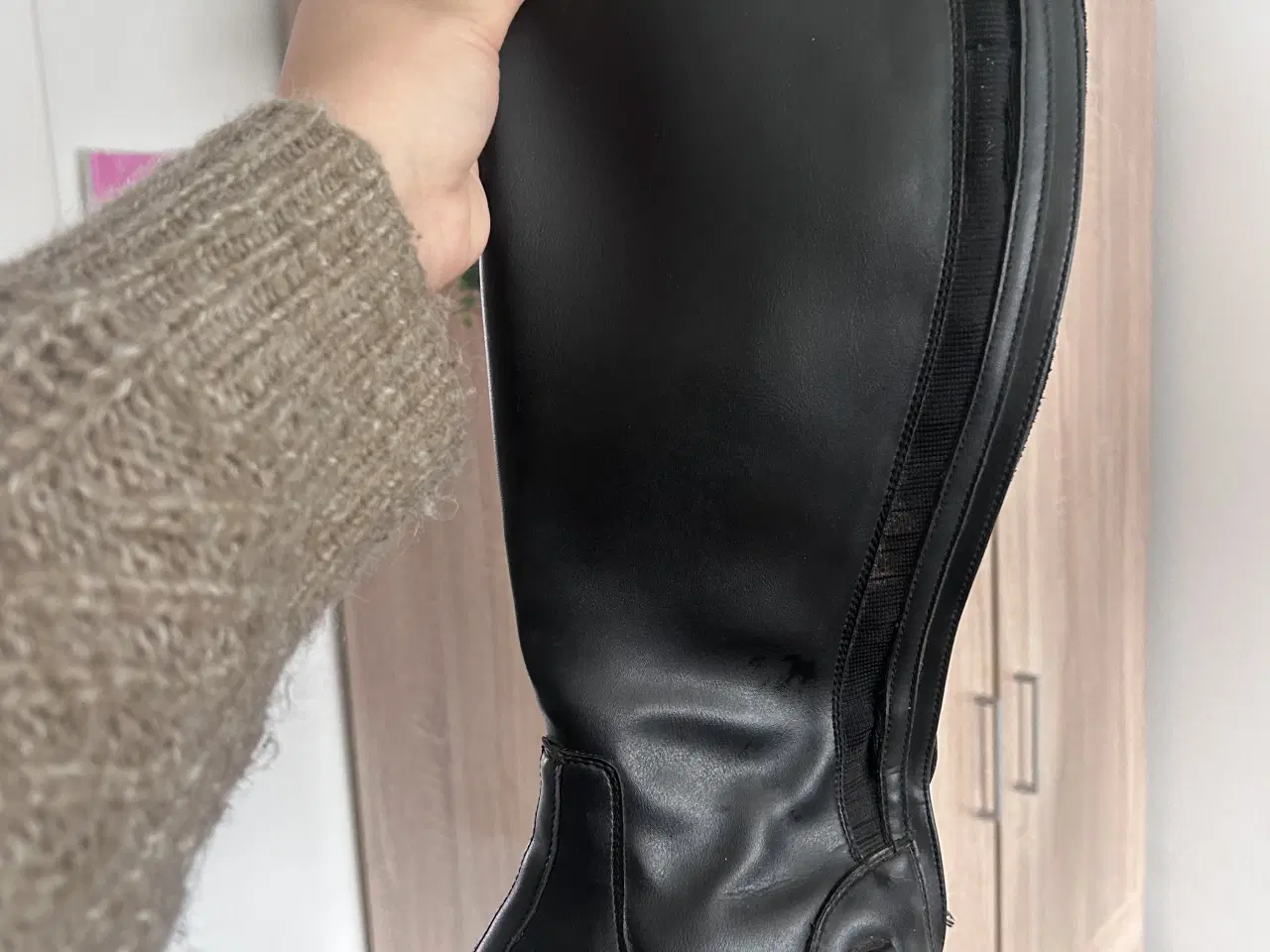 Billede 1 - Lange sorte ridestøvler