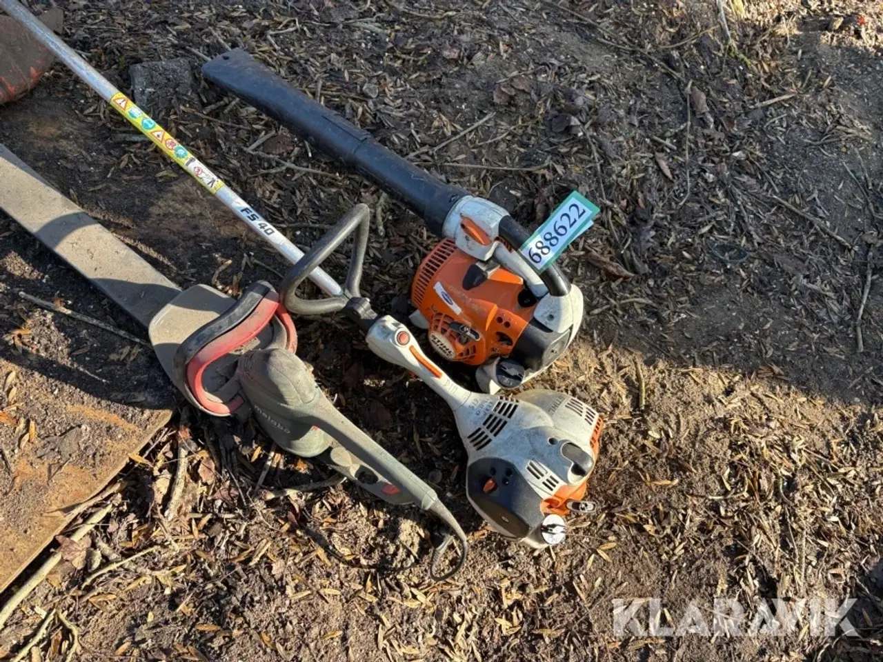 Billede 2 - Løvblæser, hækkeklipper og græstrimmer STIHL, metabo