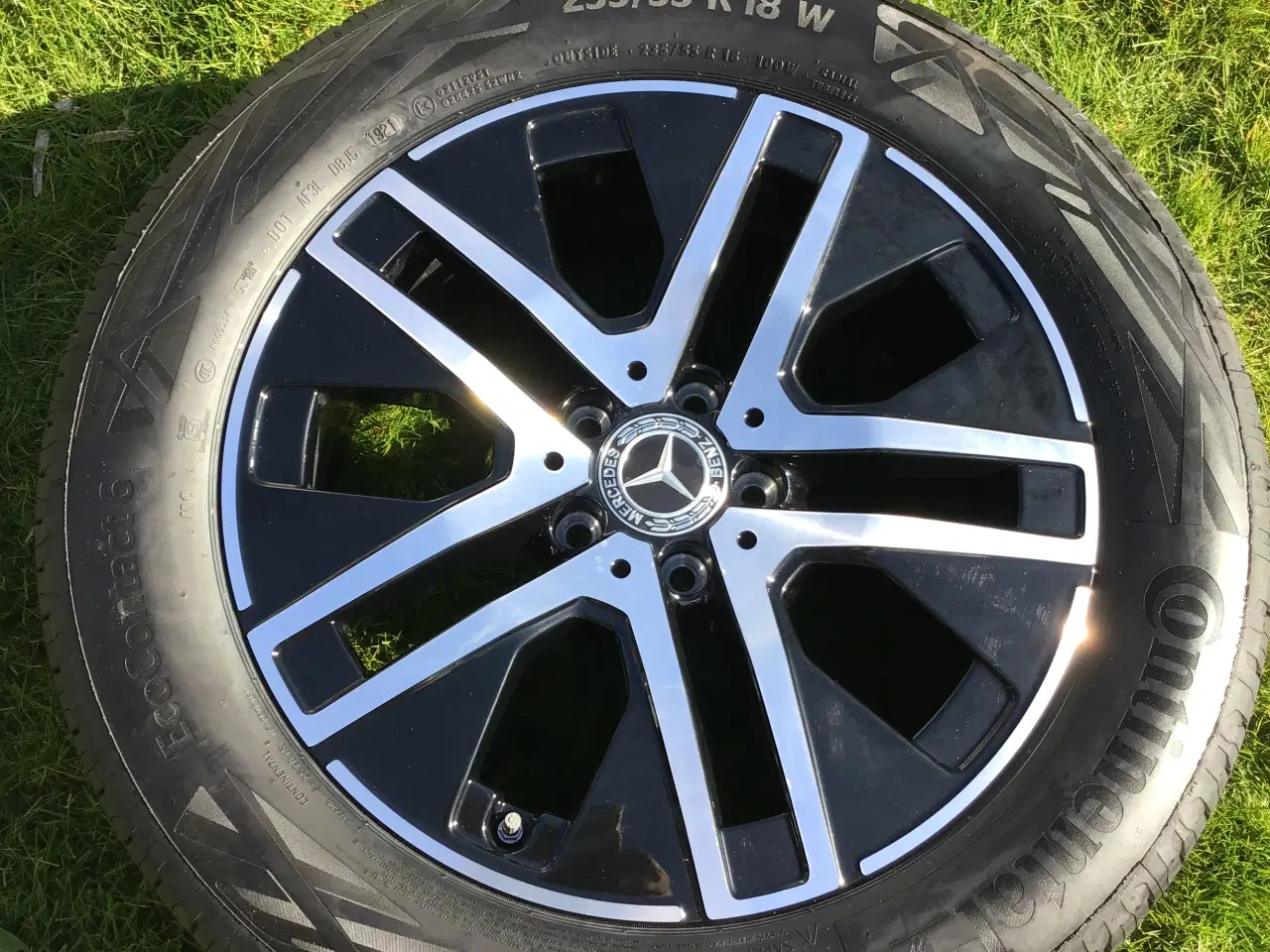 Billede 2 - Hjul til Mercedes. 4 stk Komplette, helt nye dæk