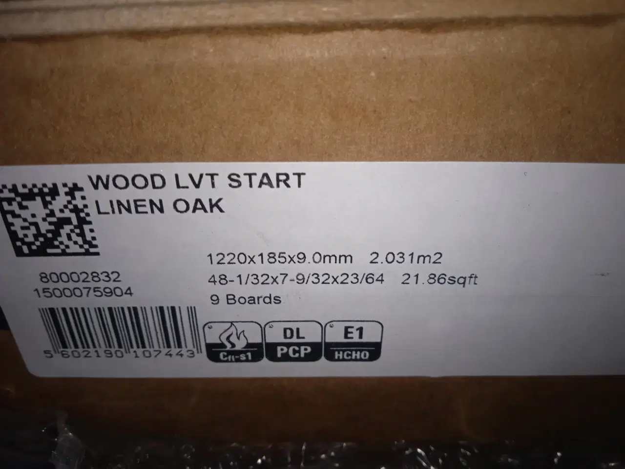 Billede 1 - Klik gulv købes. Wekander wood lvt start linen oak