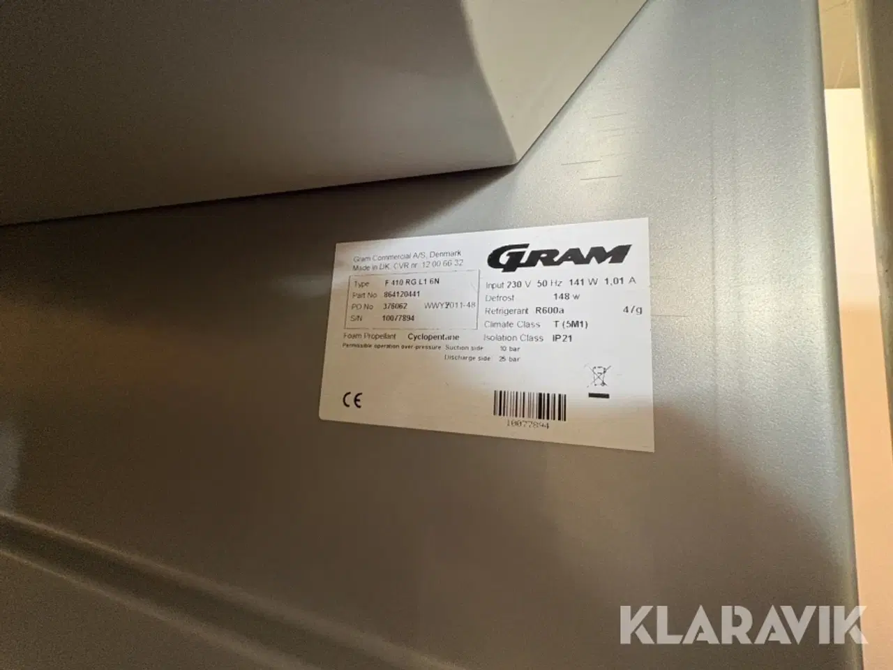 Billede 10 - Industrifryser Gram F410r10l16n