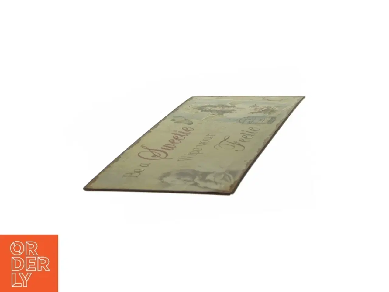 Billede 3 - Metal skilt (str. LB:40X15cm)