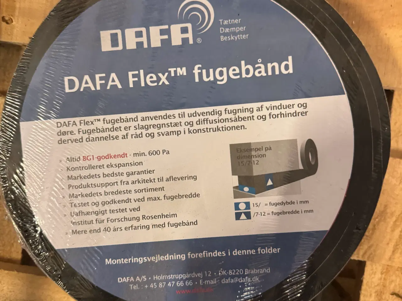 Billede 1 - DAFA Flex fugebånd 16/7-12