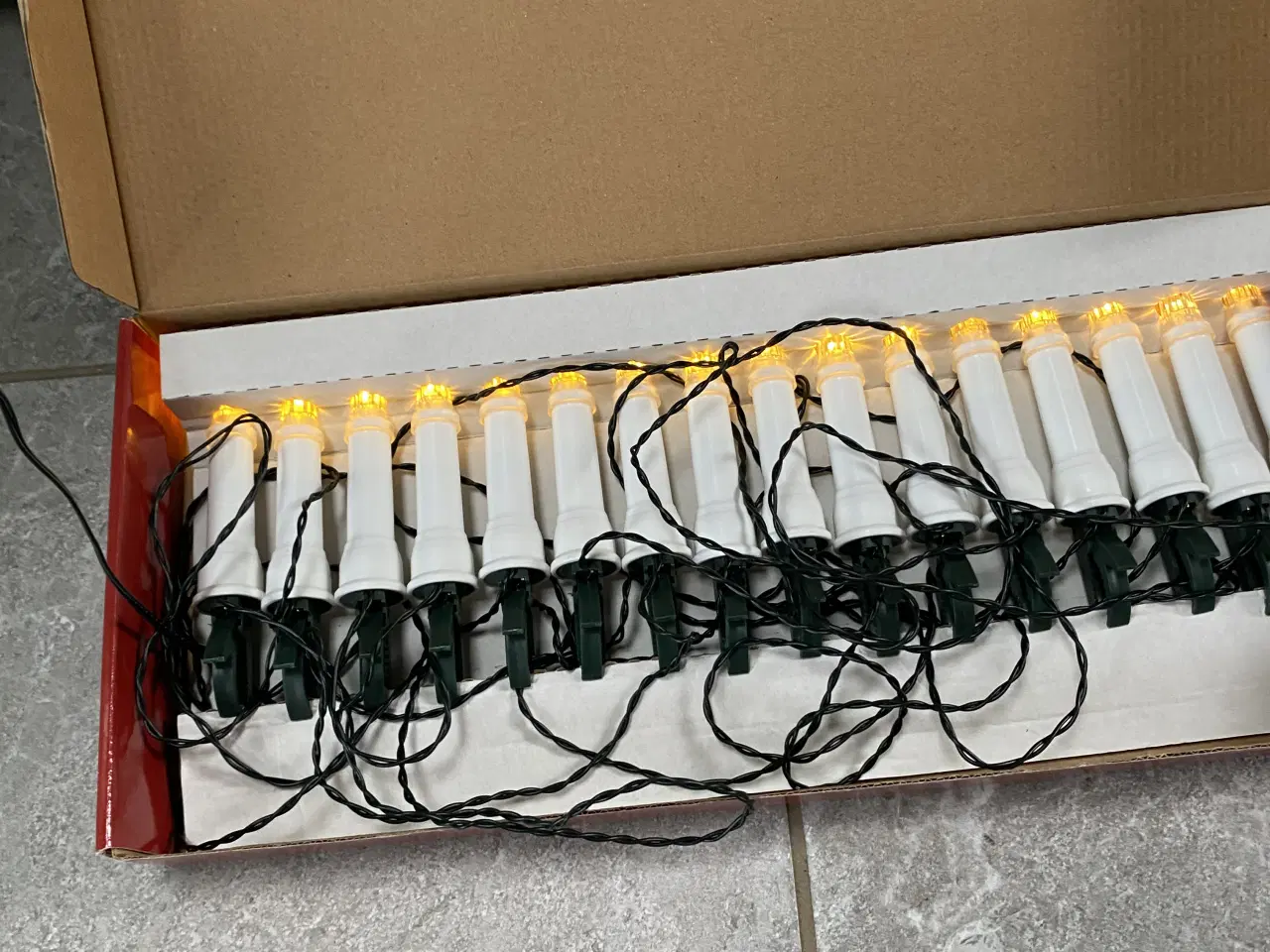 Billede 1 - Lyskæde til juletræ