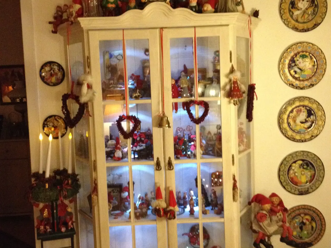 Billede 2 - Stort dobbelt vitrin skab