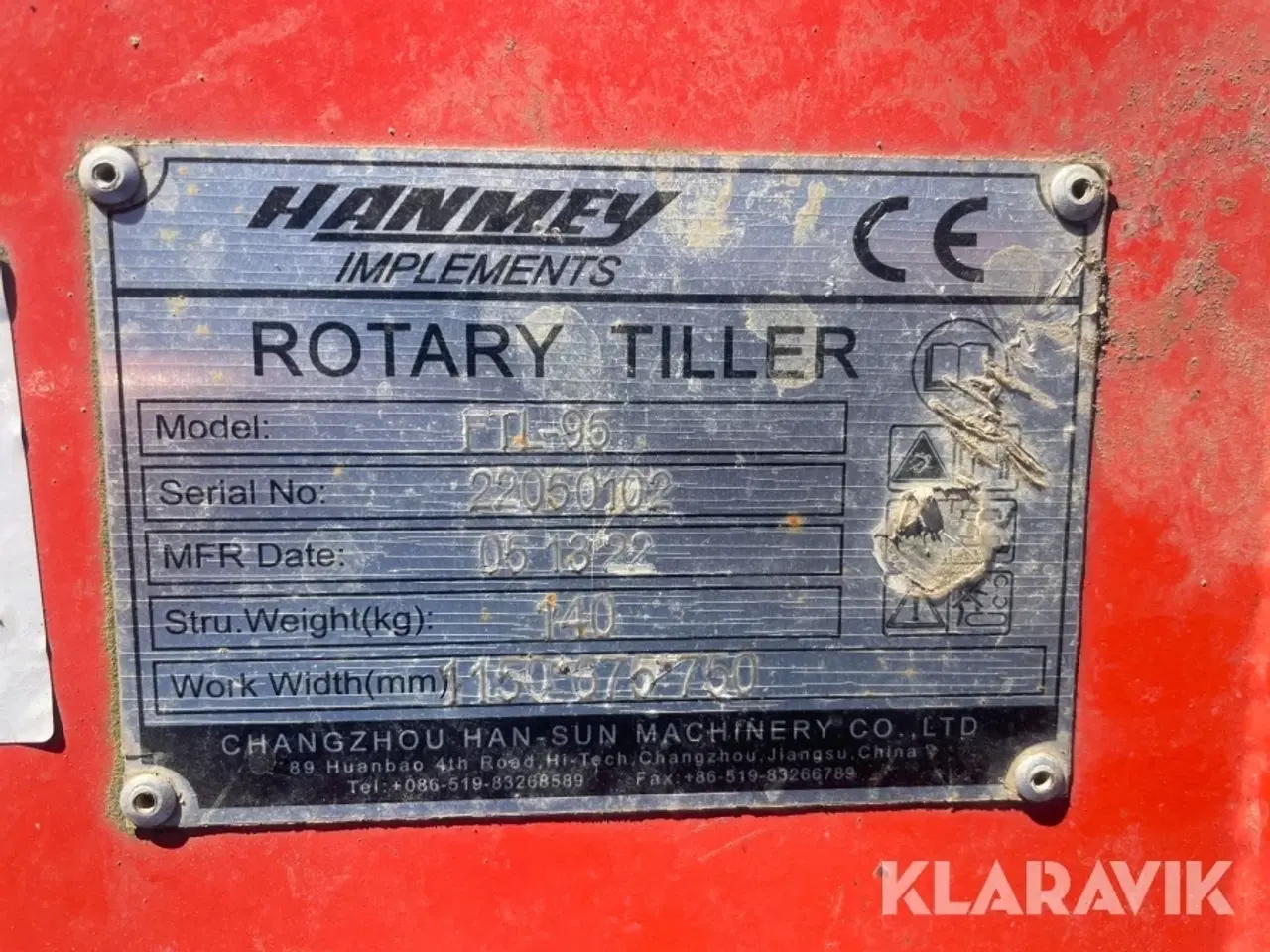 Billede 9 - Fræser Hanmey FTL-95